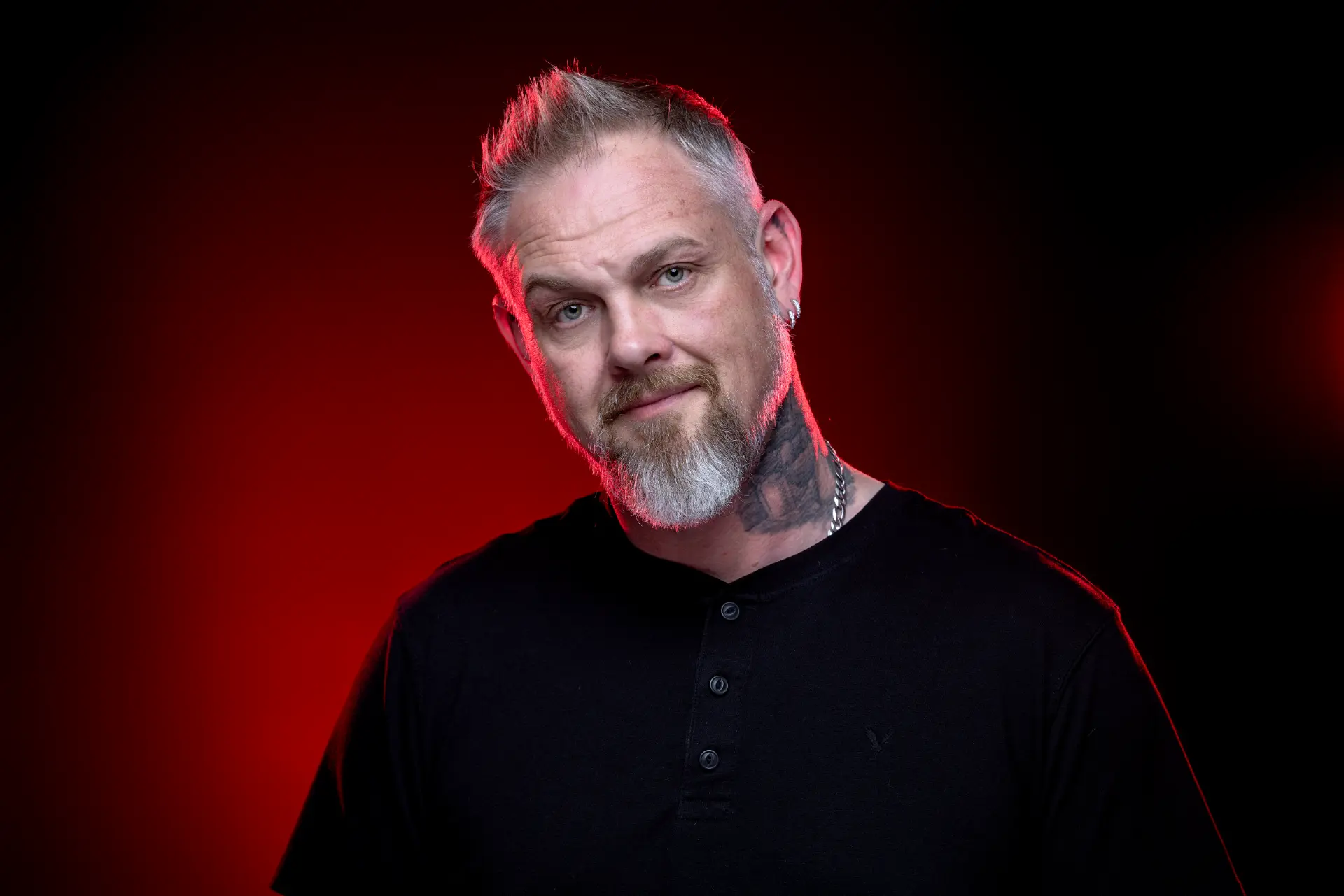 Shane Michael in the studio